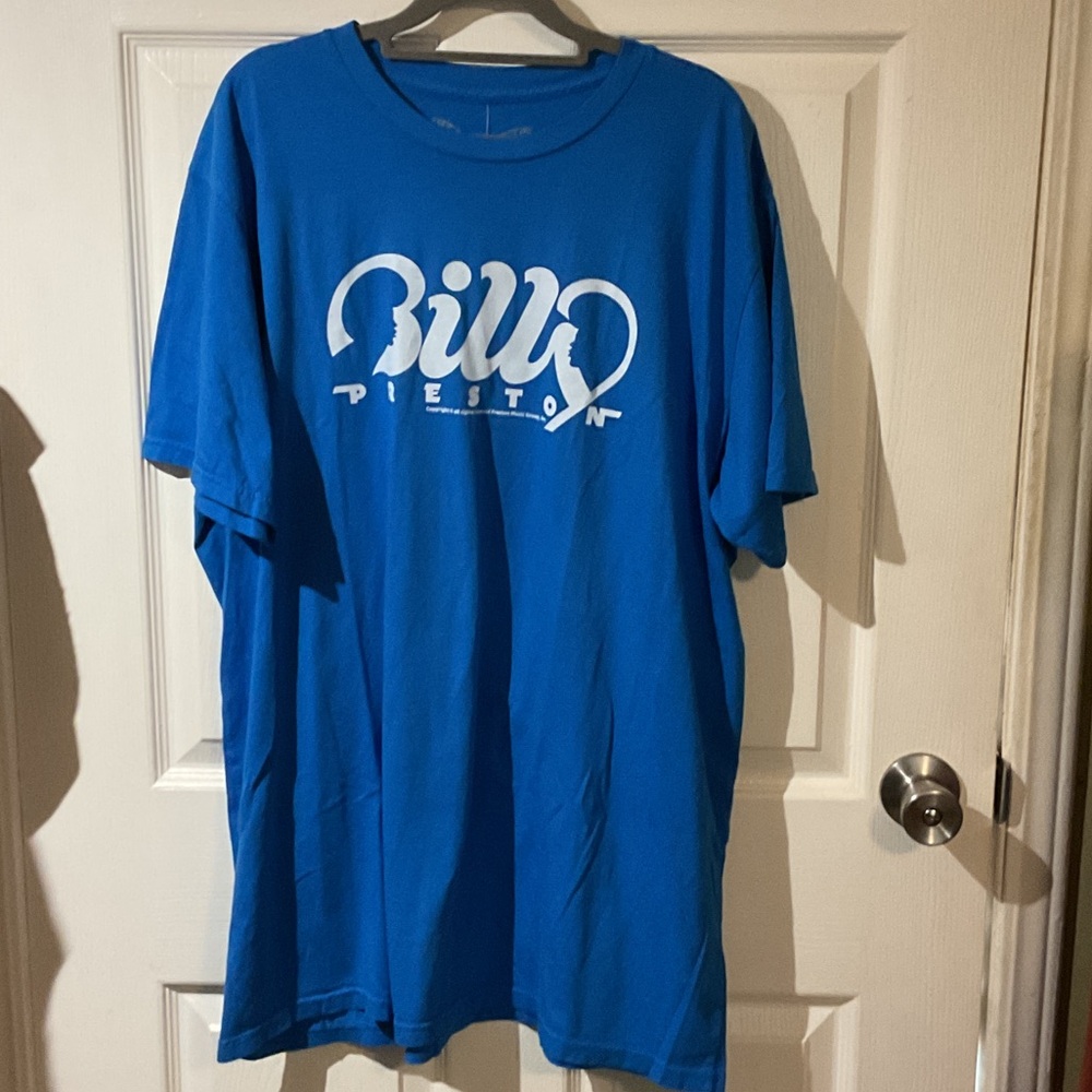 NWT Billy Preston Royal Blue Graphic Band T-Shirt